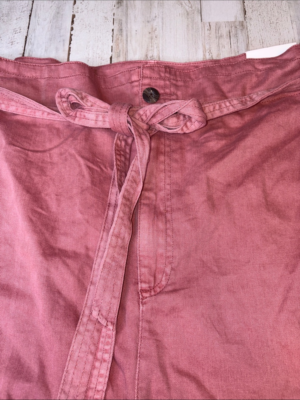 Old Navy High Rise Dusty Rose Drawstring Linen-Blend Plus Size 4X NWT! - Picture 3 of 15